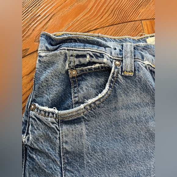 Free People We The Free Old West Slouchy Jeans - Canyon Blue - Size 30 - Picture 7 of 11